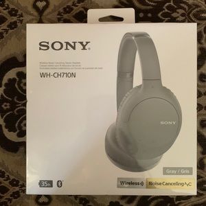 Sony wireless stereo headset . -Grey